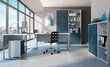 Riiul Office Lux 53, hall цена и информация | Riiulid | kaup24.ee