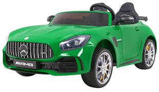 Электрический двухместный автомобиль Mercedes-Benz GT R 4x4, зеленый цена и информация | Электромобили для детей | kaup24.ee