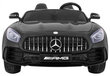 Mercedes-Benz GT R 4x4 elektriline kahekohaline auto, mustaks lakitud hind ja info | Laste elektriautod | kaup24.ee