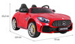 Mercedes-Benz GT R 4x4 elektriline kahekohaline auto, punane цена и информация | Laste elektriautod | kaup24.ee