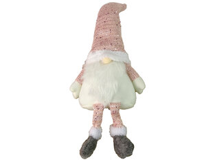 Helendav jõulupäkapikk, 40 cm, roosa hind ja info | Jõulukaunistused | kaup24.ee