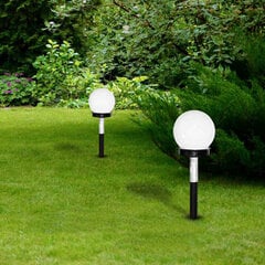 Eko-Light Black Solar Garden Lamp Plastic цена и информация | Уличное освещение | kaup24.ee