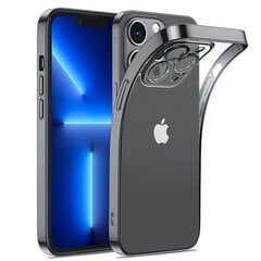 Joyroom 14Q Case case for iPhone 14 Plus case cover with metallic frame black (JR-14Q3-black) hind ja info | Telefoni kaaned, ümbrised | kaup24.ee