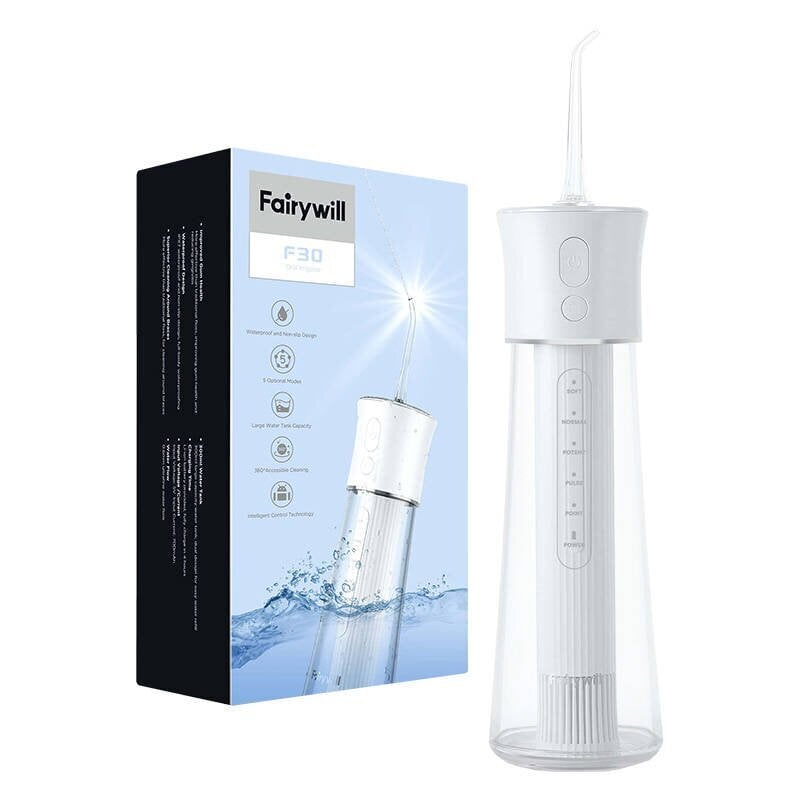 FairyWill Water Flosser F30 цена и информация | Irrigaatorid | kaup24.ee