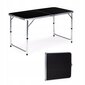 Modernhome Tourist table folding camping table black цена и информация | Matkamööbel | kaup24.ee