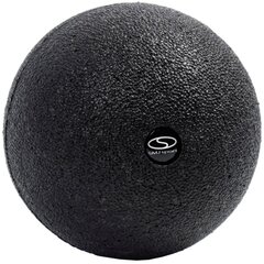 Массажный мячик Smj, 10 см, черный цена и информация | Аксессуары для массажа | kaup24.ee