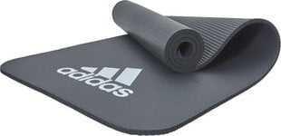 Adidas 10 mm ADMT-11015GR mat цена и информация | Коврики для йоги, фитнеса | kaup24.ee