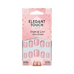 Накладные ногти Elegant Touch Luxe Looks Любовные письма, 24 шт. цена и информация | Средства для маникюра и педикюра | kaup24.ee