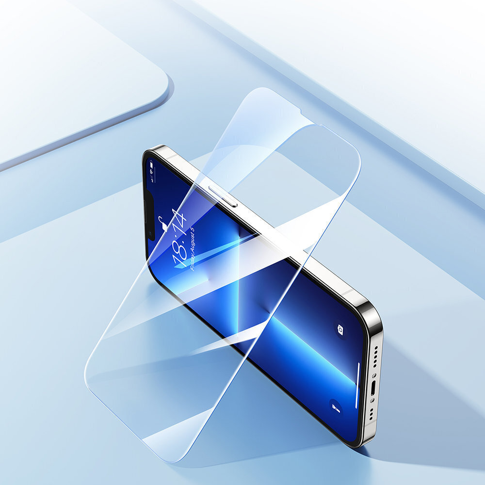 Joyroom Knight 2,5D FS TG 5x glass iPhone 14 Plus full screen (JR-DH07) цена и информация | Ekraani kaitsekiled | kaup24.ee