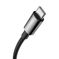 Baseus Superior Series Cable USB to USB-C, 65W, PD, 1m (black) hind ja info | Mobiiltelefonide kaablid | kaup24.ee