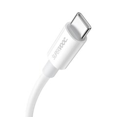 Baseus Superior Series Cable USB to USB-C, 65W, PD, 2m (white) цена и информация | Кабели для телефонов | kaup24.ee