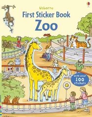 First Sticker Book Zoo: The Zoo UK hind ja info | Väikelaste raamatud | kaup24.ee