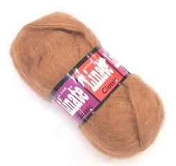 Kudumislõng Linate Mohair Classic 100g, värvus helepruun 824R цена и информация | Принадлежности для вязания | kaup24.ee