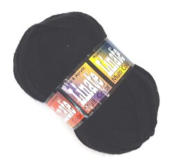Пряжа для вязания Linate Multi Color 100г; цвет черный 832J цена и информация | Принадлежности для вязания | kaup24.ee