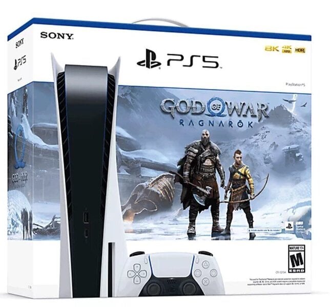 Sony Playstation 5 Blu-ray Edition + God of War: Ragnarök hind ja info | Mängukonsoolid | kaup24.ee