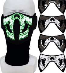 Светящаяся светодиодная маска для вечеринки, реагирует на звук цена и информация | Карнавальные костюмы | kaup24.ee