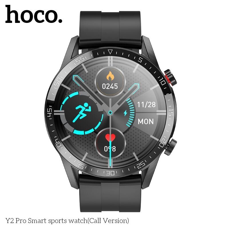 Hoco Y2 Pro Black hind ja info | Nutikellad (smartwatch) | kaup24.ee