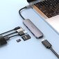 Adapter HB28 Type-C multi-function converter HDMI+USB3.0+USB2.0+SD+TF+PD hall hind ja info | USB jagajad, adapterid | kaup24.ee