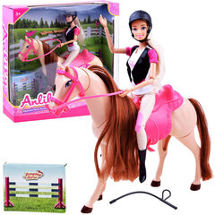 Кукла-наездница Anlily с движущейся лошадью цена и информация | Игрушки для девочек | kaup24.ee