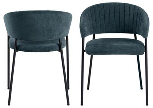 Набор из 2 обеденных стульев Ann, синий цена и информация | Стулья для кухни и столовой | kaup24.ee