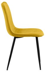 Обеденный стуль Delmy, желтый цена и информация | Стулья для кухни и столовой | kaup24.ee