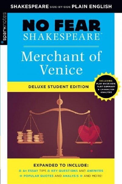 Veneetsia kaupmees: No Fear Shakespeare Deluxe Student Edition hind ja info | Lühijutud, novellid | kaup24.ee