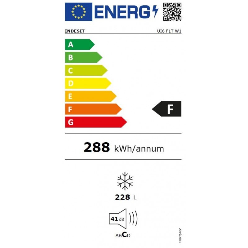 Indesit UI6 F1T W цена и информация | Sügavkülmikud ja külmakirstud | kaup24.ee