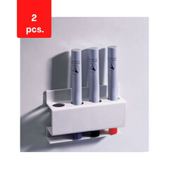 Магнитный держатель маркеров для досок NOBO Magnetic, на 4 маркера, в упаковке 2 шт. цена и информация | Канцелярские товары | kaup24.ee