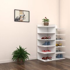 Полка для обуви Enosa, коричневая цена и информация | Полки для обуви, банкетки | kaup24.ee