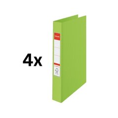 Ringköitja ESSELTE VIVIDA, A4, selg 35 mm, 2 rõngast 25 mm, pakis 4 tk, heleroheline sp. hind ja info | Kirjatarbed | kaup24.ee
