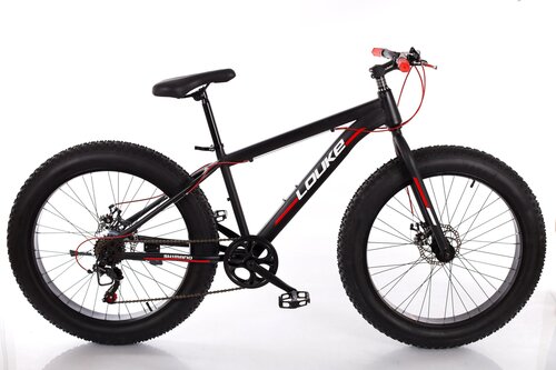 Meeste maastikuratas Louke Fat bike, 26'' hind ja info | Jalgrattad | kaup24.ee