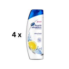 Шампунь HEAD & SHOULDERS Citrus, 400 мл, в упаковке 4 шт. цена и информация | Шампуни | kaup24.ee