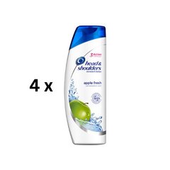 Šampoon HEAD & SHOULDERS Apple Fresh, 400 ml, pakis 4 tk. hind ja info | Šampoonid | kaup24.ee
