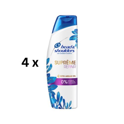 Šampoon HEAD & SHOULDERS Supreme REPAIR, 270 ml, pakis 4 tk. цена и информация | Šampoonid | kaup24.ee