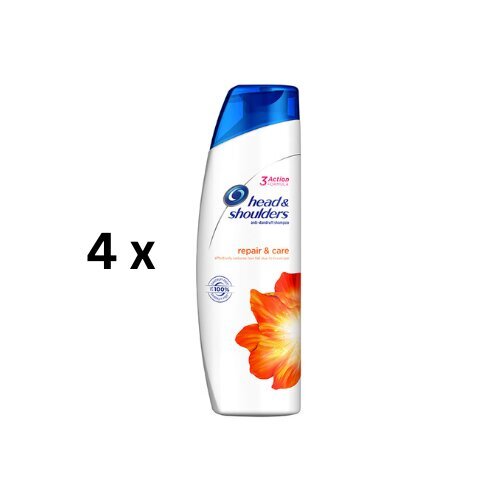 HEAD & SHOULDERS taastav šampoon naistele 250 ml, pakis 4 tk. hind ja info | Šampoonid | kaup24.ee