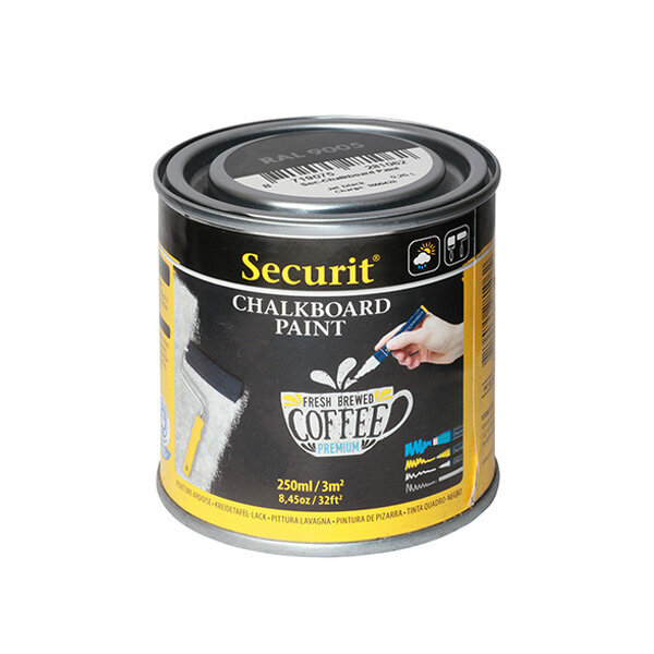 Tahvlivärv SECURIT, 250 ml, must sp. цена и информация | Kunstitarbed, voolimise tarvikud | kaup24.ee