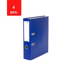 Папка-регистратор ELLER, А4, экономичная, 75 мм в упаковке 4 шт., тёмно-синяя цена и информация | Канцелярские товары | kaup24.ee