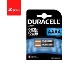 Батарейки DURACELL AAAA, 2 шт., в упаковке 10 шт. цена и информация | Батарейки | kaup24.ee