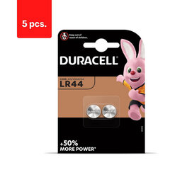 Батарейки DURACELL LR44, 2 шт., в упаковке 5 шт. цена и информация | Батарейки | kaup24.ee