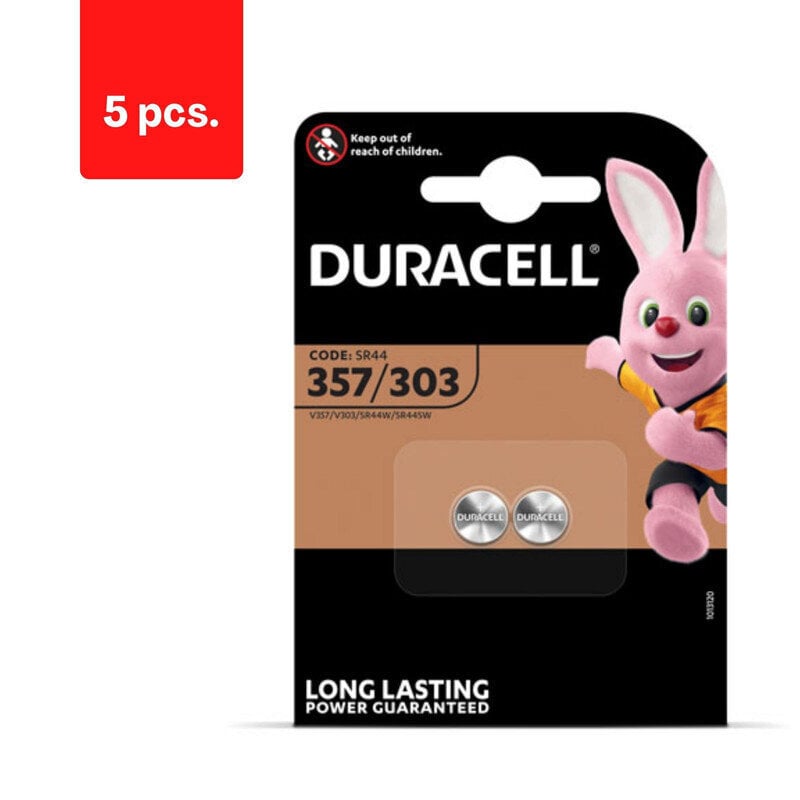 Patareid DURACELL 303, 2 tk., pakis 5 tk. цена и информация | Patareid | kaup24.ee