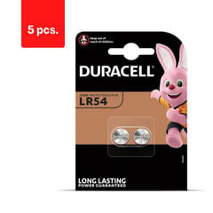 Батарейки DURACELL LR54, 2 шт., в упаковке 5 шт. цена и информация | Батареи | kaup24.ee