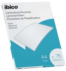 Lamineerivad ümbrikud Ibico, A4, 216x303 mm, 75 mikronit, läikiv, 100 tk. hind ja info | Kirjatarbed | kaup24.ee