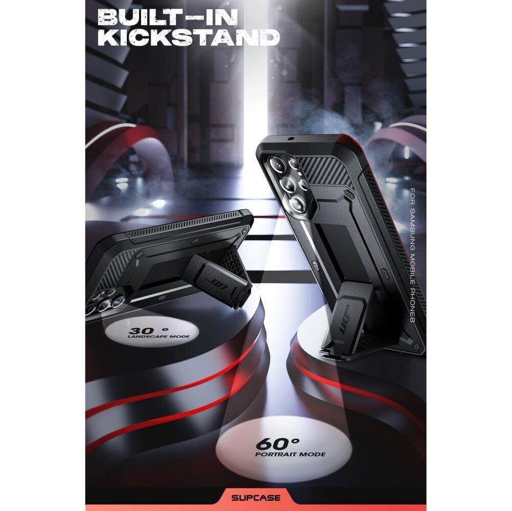 Supcase Unicorn Beetle Pro 2-SET Galaxy S22 Ultra Black hind ja info | Telefoni kaaned, ümbrised | kaup24.ee