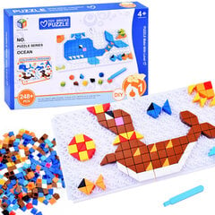 Обучающая головоломка, мозаичные блоки, картинки ZA2667 цена и информация | Развивающие игрушки | kaup24.ee