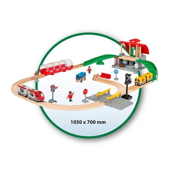 Rongide komplekt Central Station Brio Railway, 33989 hind ja info | Poiste mänguasjad | kaup24.ee
