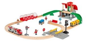 Комплект железнодорожных путей Central Station Brio Railway, 33989 цена и информация | Игрушки для мальчиков | kaup24.ee