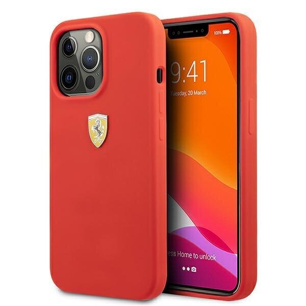 Ferrari FESSIHCP13XRE iPhone 13 Pro Max 6.7 "red Silicone hind ja info | Telefoni kaaned, ümbrised | kaup24.ee