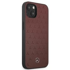 Mercedes MEHCP13SPSQRE iPhone 13 mini 5,4 "red Leather Stars цена и информация | Чехлы для телефонов | kaup24.ee