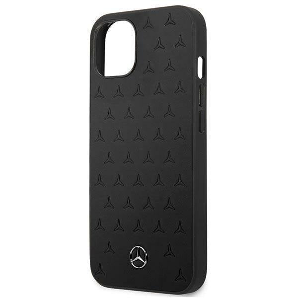 Mercedes MEHCP13SPSQBK iPhone 13 mini 5,4 "black Leather Stars hind ja info | Telefoni kaaned, ümbrised | kaup24.ee