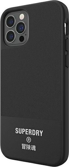 Supcase SuperDry Molded Canvas iPhone 12 Pro Max black цена и информация | Telefoni kaaned, ümbrised | kaup24.ee